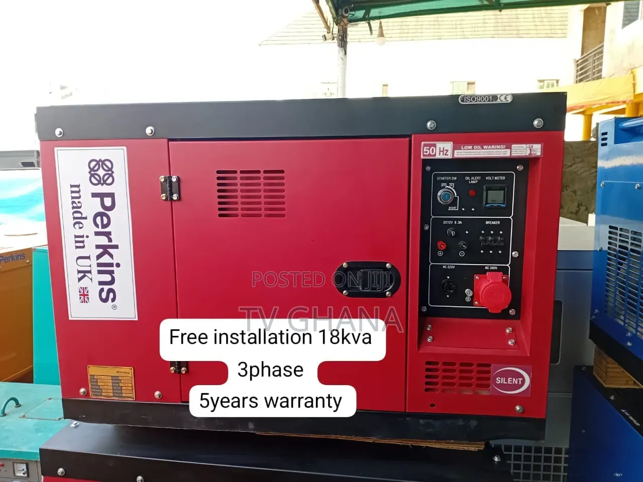 Powerful Perkins 18kVA Three-Phase Genset – Reliable Performance18kva