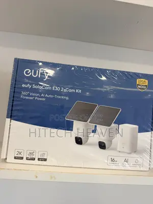 Eufy Security SoloCam E30, 2-Cam Kit, 2K Solar Security Camera