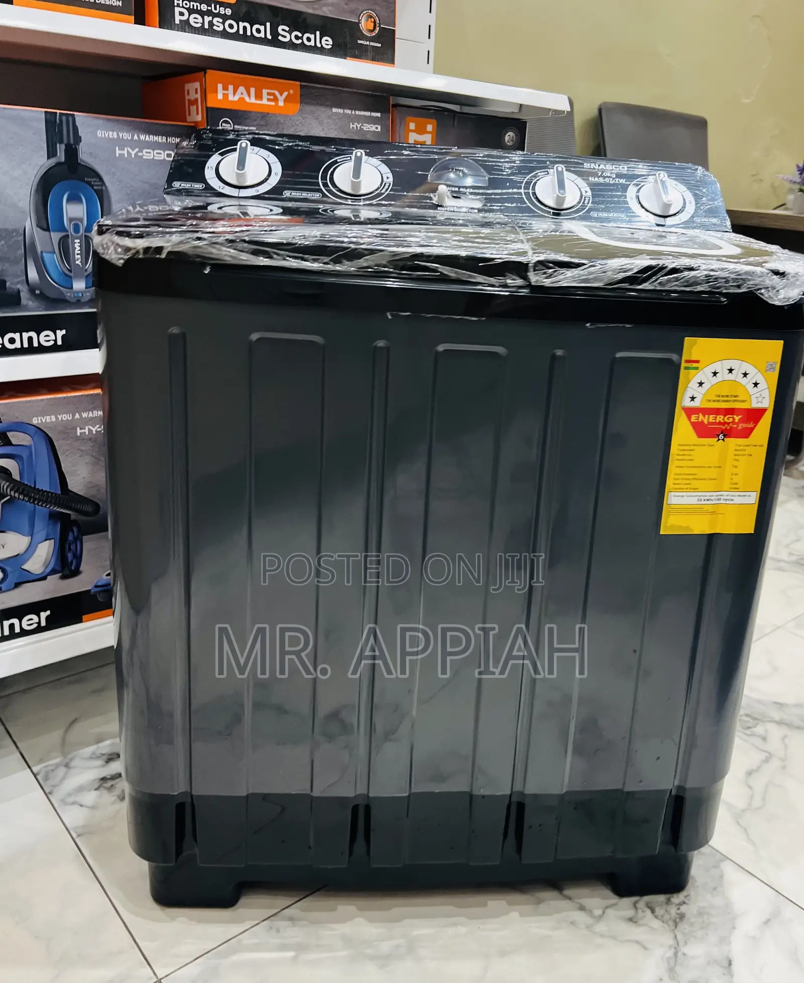 Nasco 7kg Is the Smart Laundry Solution for Every Home(dark Gray).