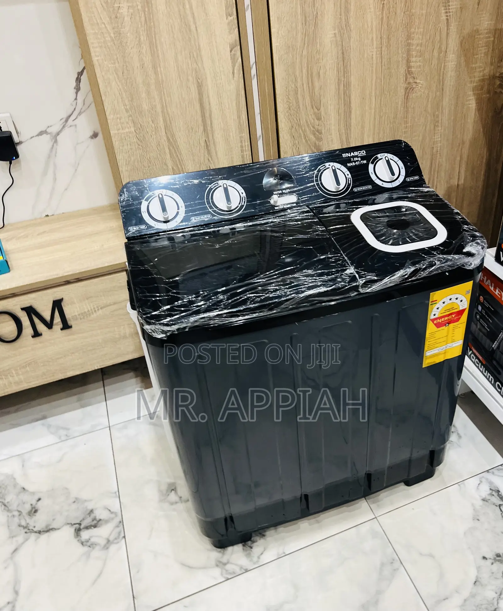 Nasco 7kg Is the Smart Laundry Solution for Every Home(dark Gray).
