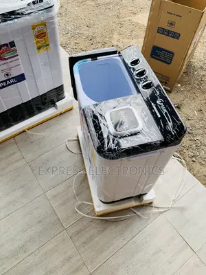 Authentic Sleek White Pearl 7kg Topload Twintub Semi