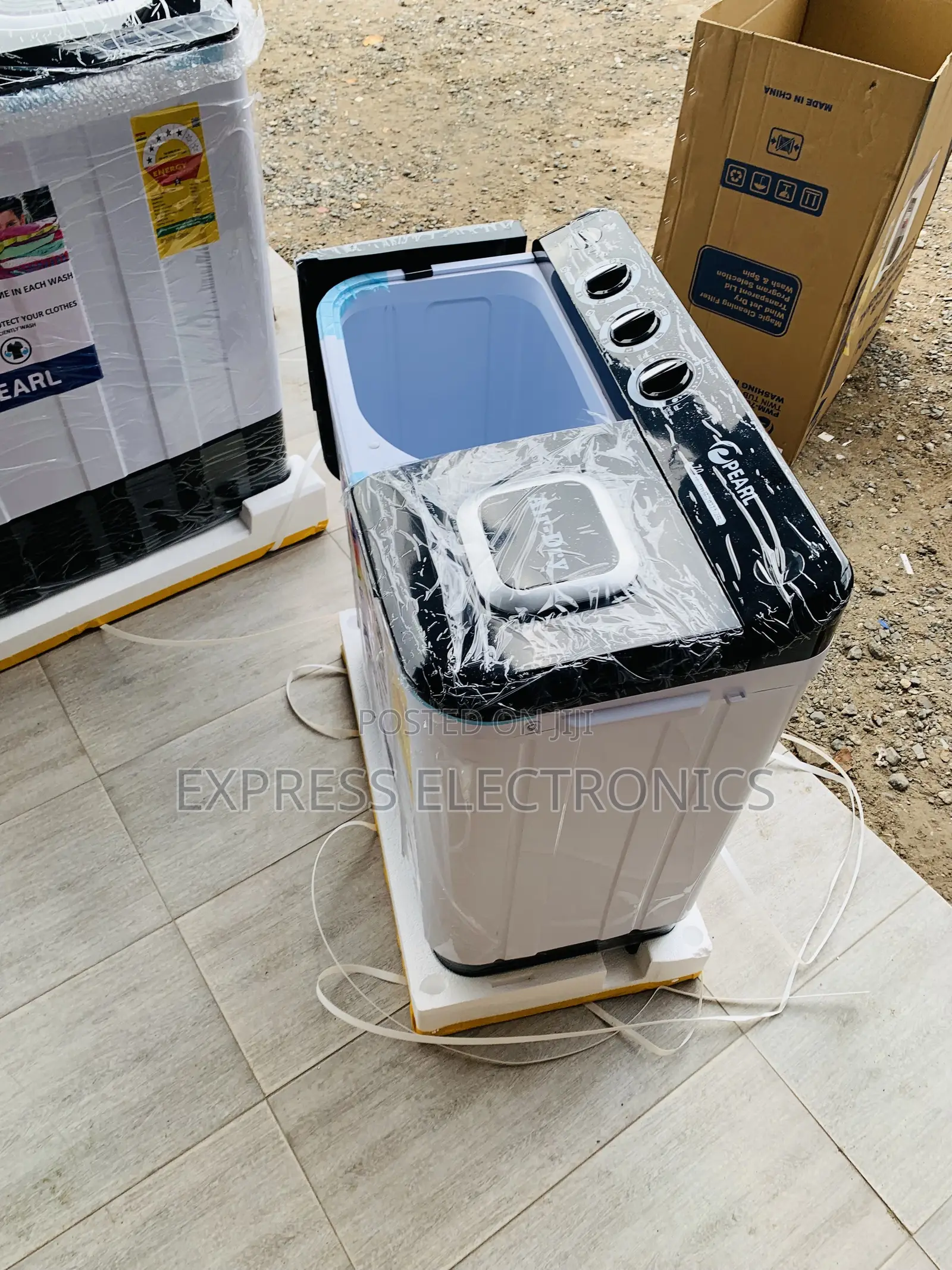 Authentic Sleek White Pearl 7kg Topload Twintub Semi
