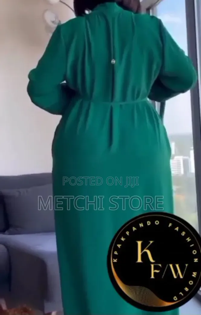 Maxi Gown With Waist Belt