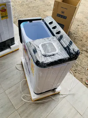 7kg Topload Twintub Pearl Semi Automatic Washing Machine White