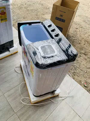7kg Topload Twintub Pearl Semi Automatic Washing Machine White