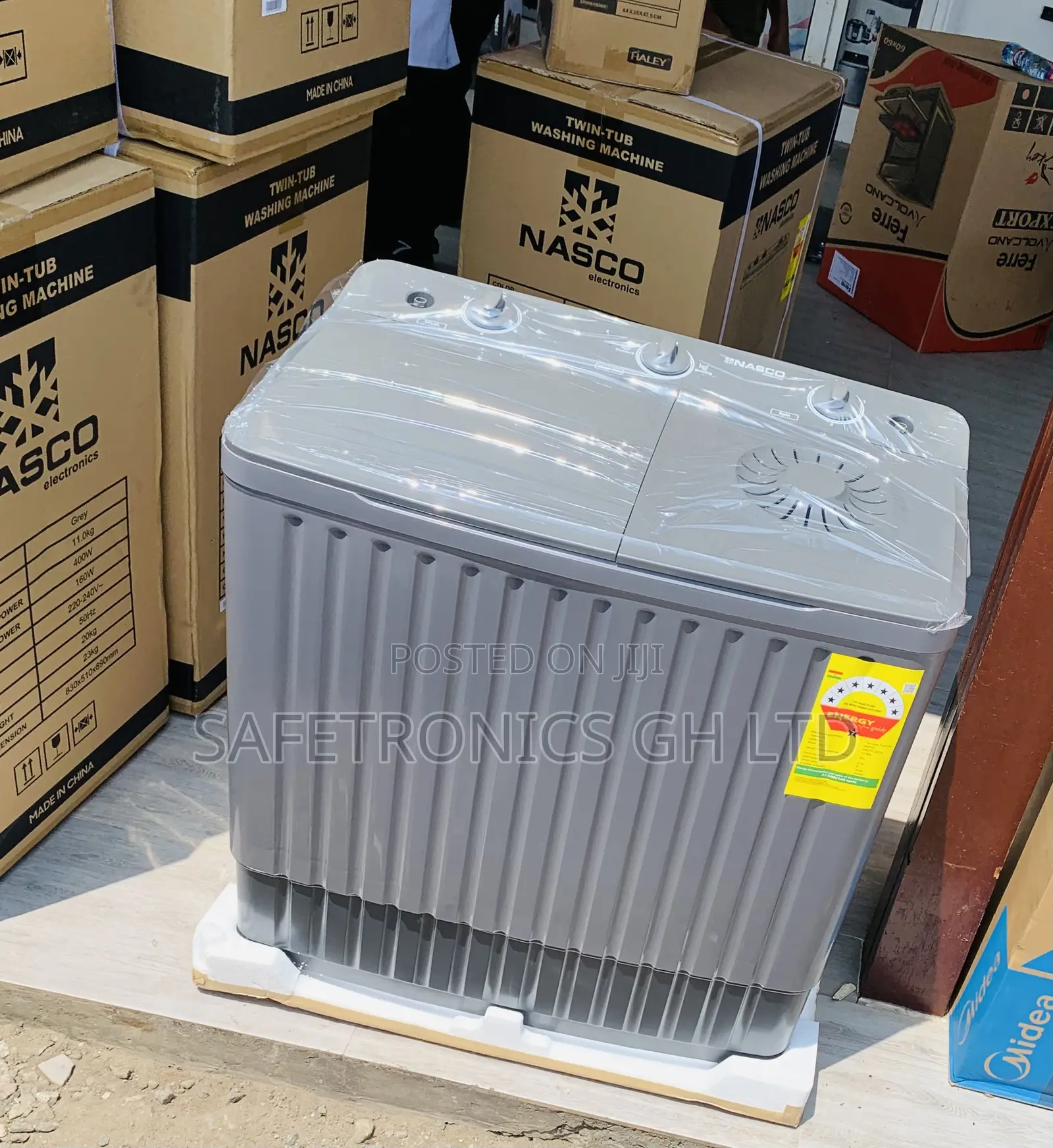 Check Out Best (Washing Machine) Nasco 11kg Grey