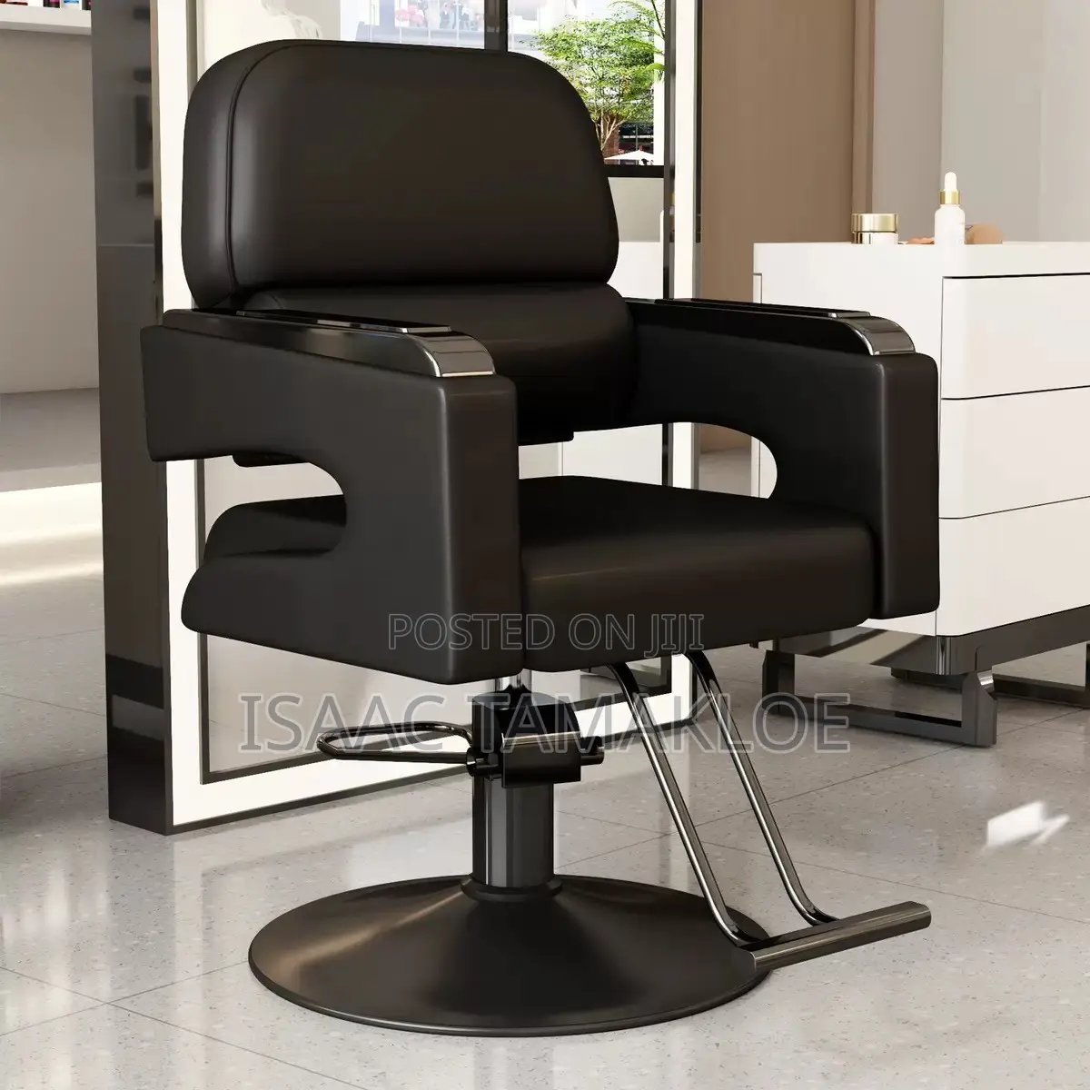 Barbershop /Salon Chairs All Black