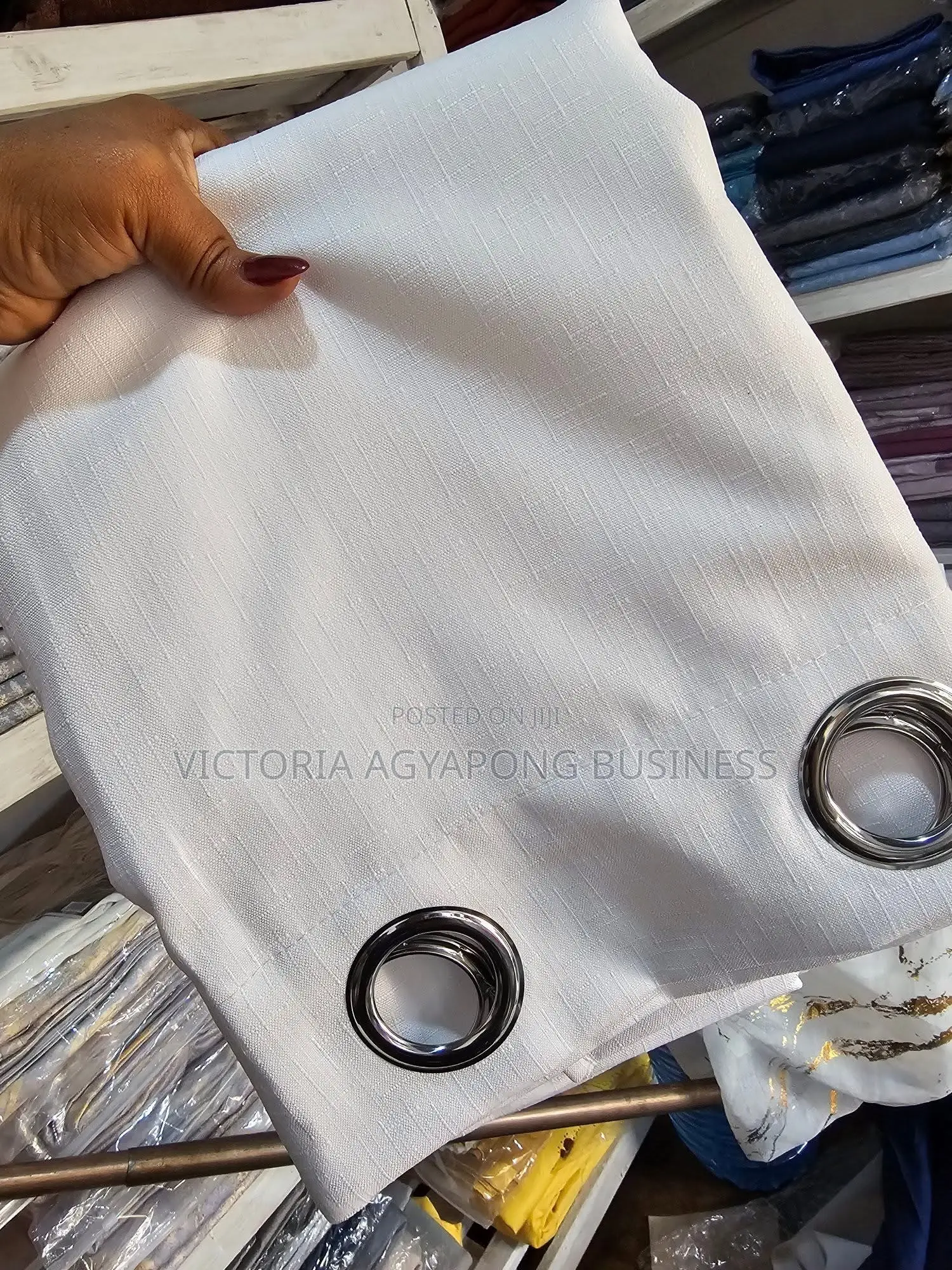Cream Curtains Available