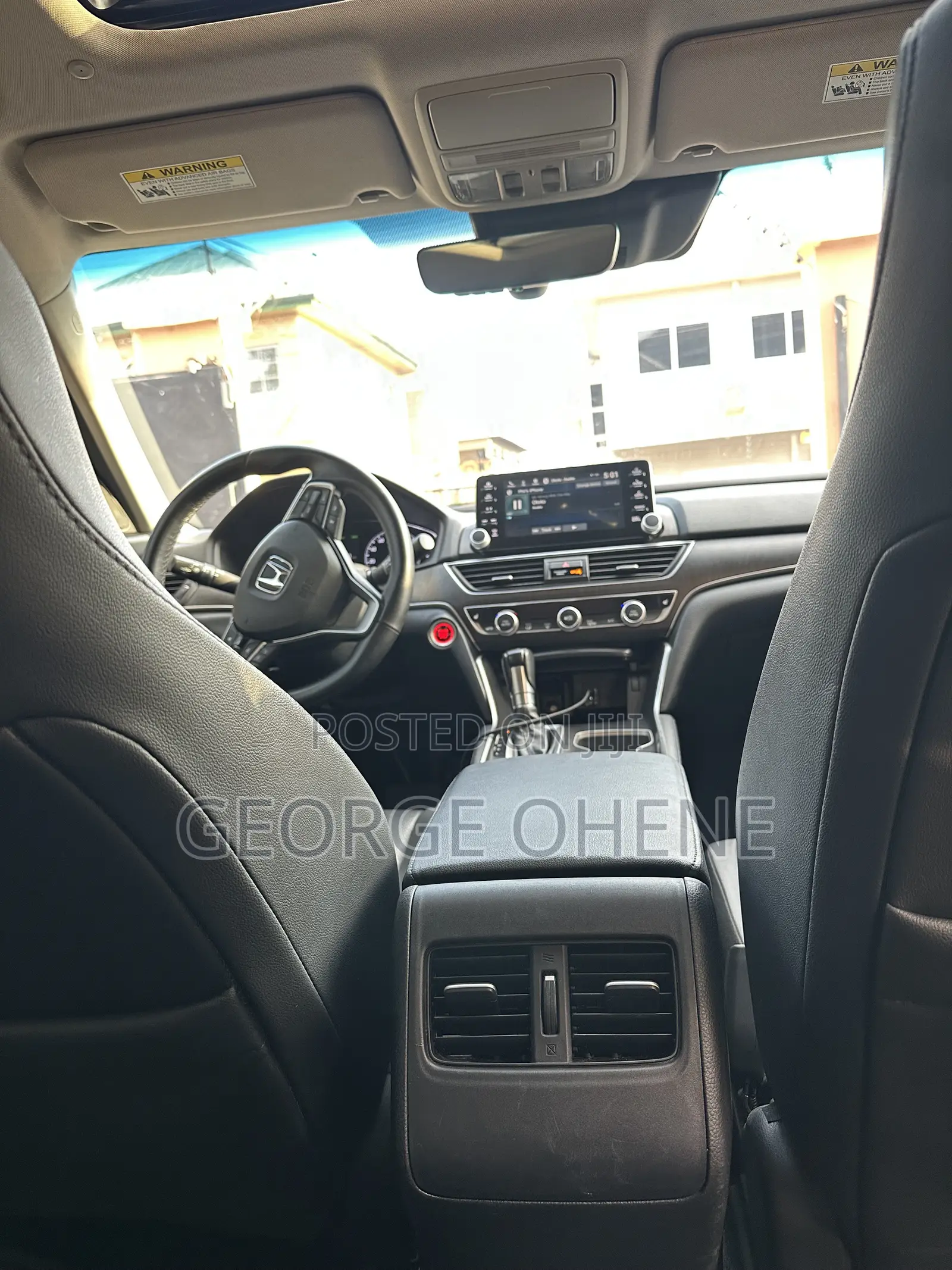 Honda Accord EX-L (1.5L 4cyl Turbo CVT) 2019 Black