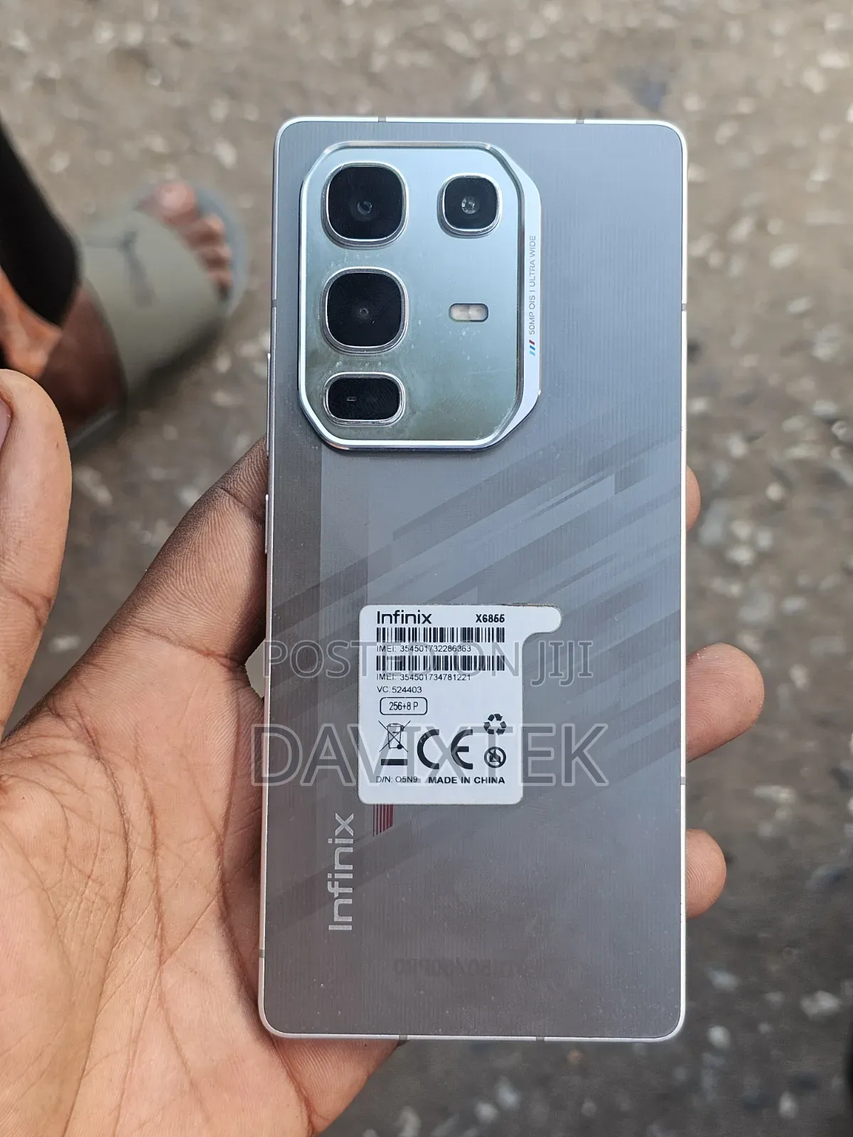 Infinix Note 50 Pro 4G 256 GB Gray
