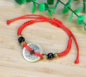 Traditional Emperor Coin Genuine Copper, Wealth and Lucky Bracelet