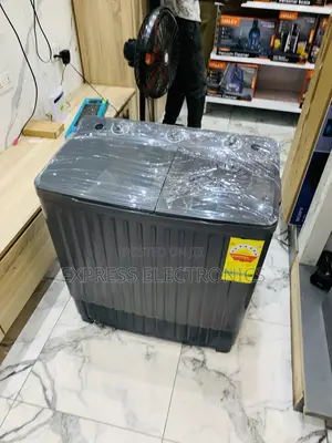 Authentic Black 11kg Topload Twintub Back.