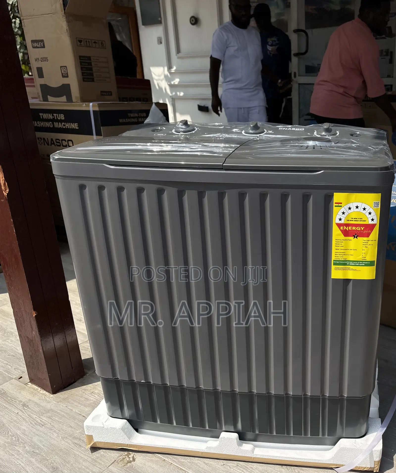 Reliable Semi-Automatic Nasco 11kg Spin Dry Electric Washing Machine