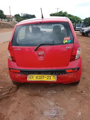 Hyundai I10 2007 Red