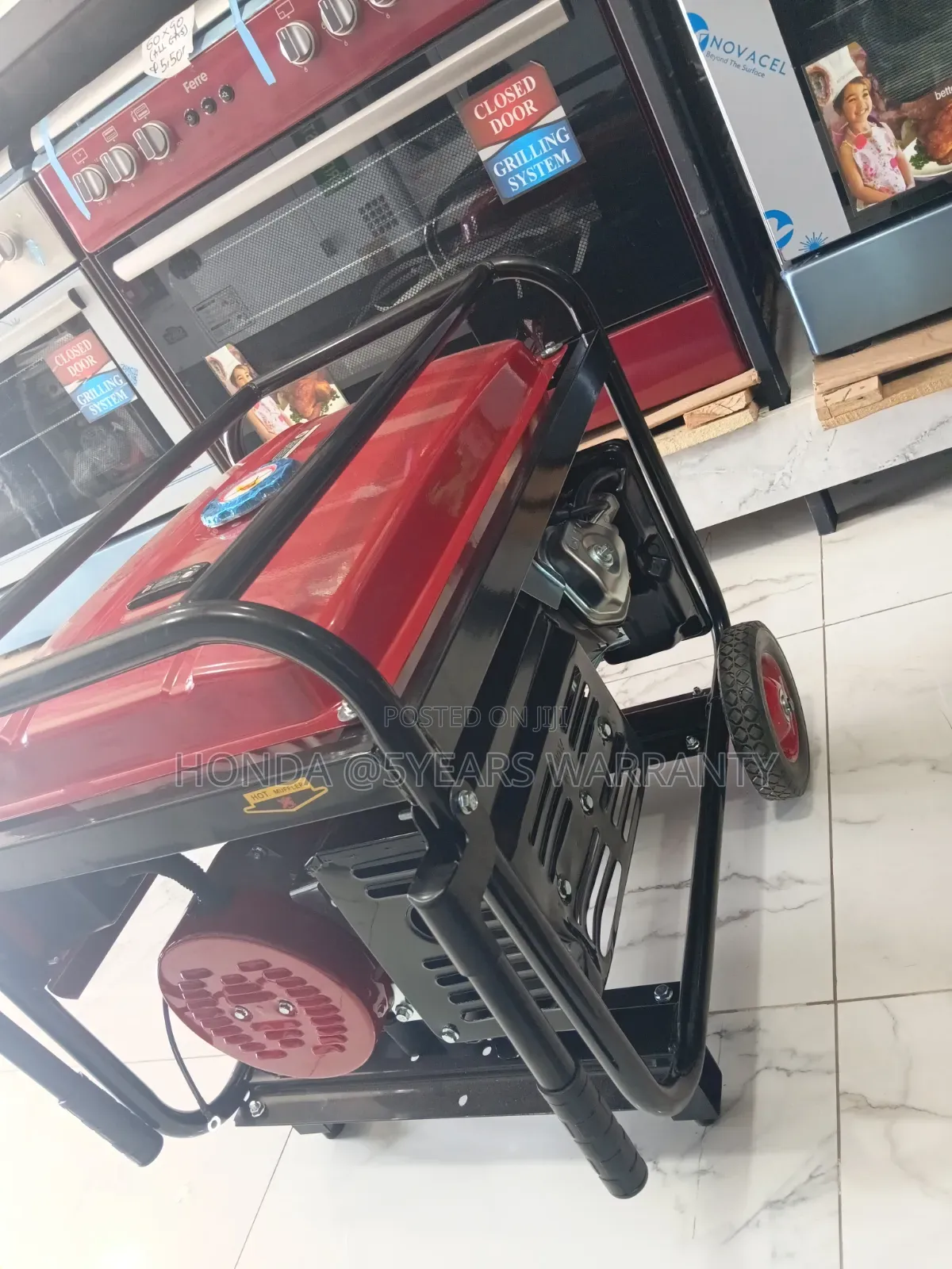 Honda Generator - Electric Start, Copper Coil & Durable