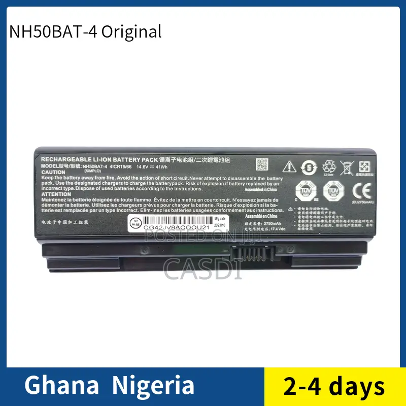NH50BAT-4 Battery Suitable for Mechanic T58-v Vb Va Thor 911mt Me Mp