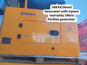 Massive Performance Perkins 18KVA Genset With 5-Year Warranty