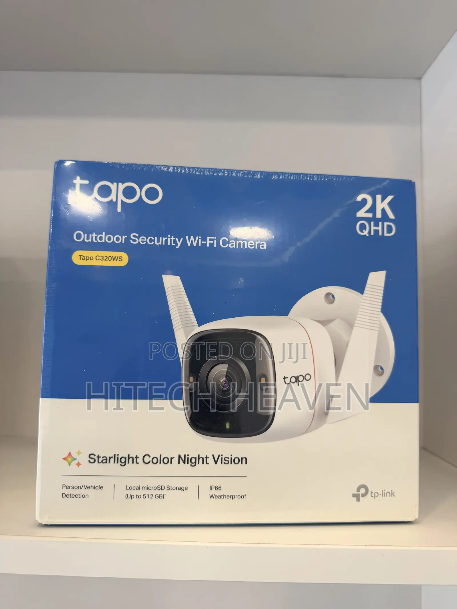 Tapo 2K+ Outdoor Wired Security Camera, C320WS