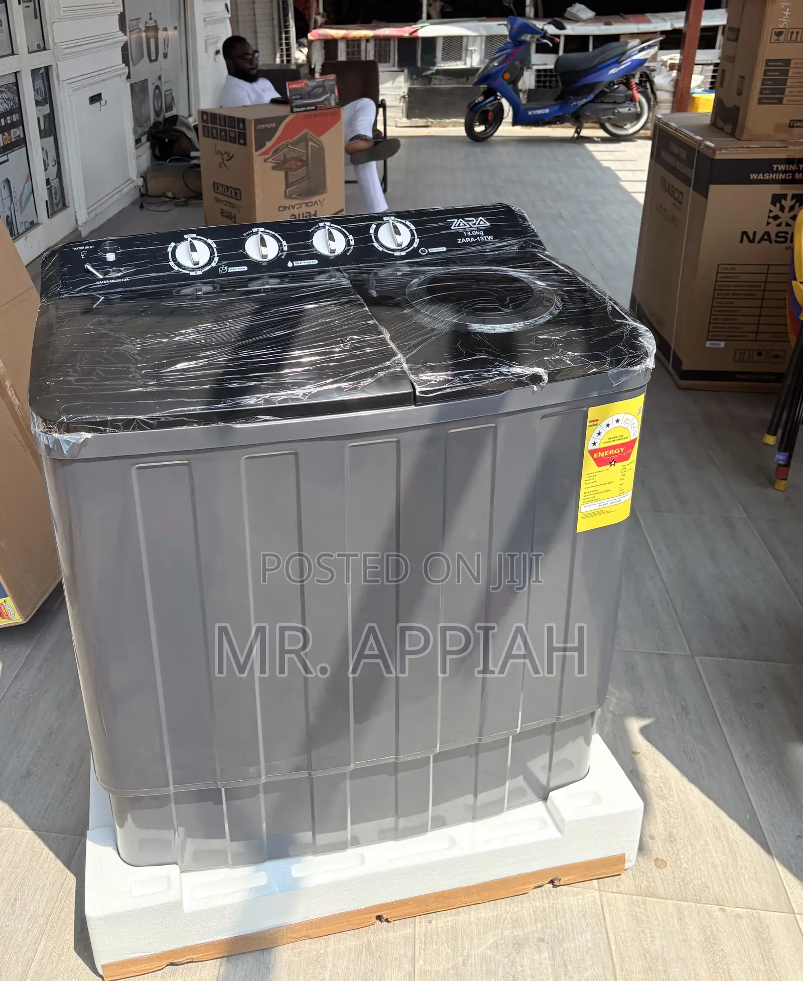 Affordable Semi-Automatic Zara 13kg Top Load Washing Machine