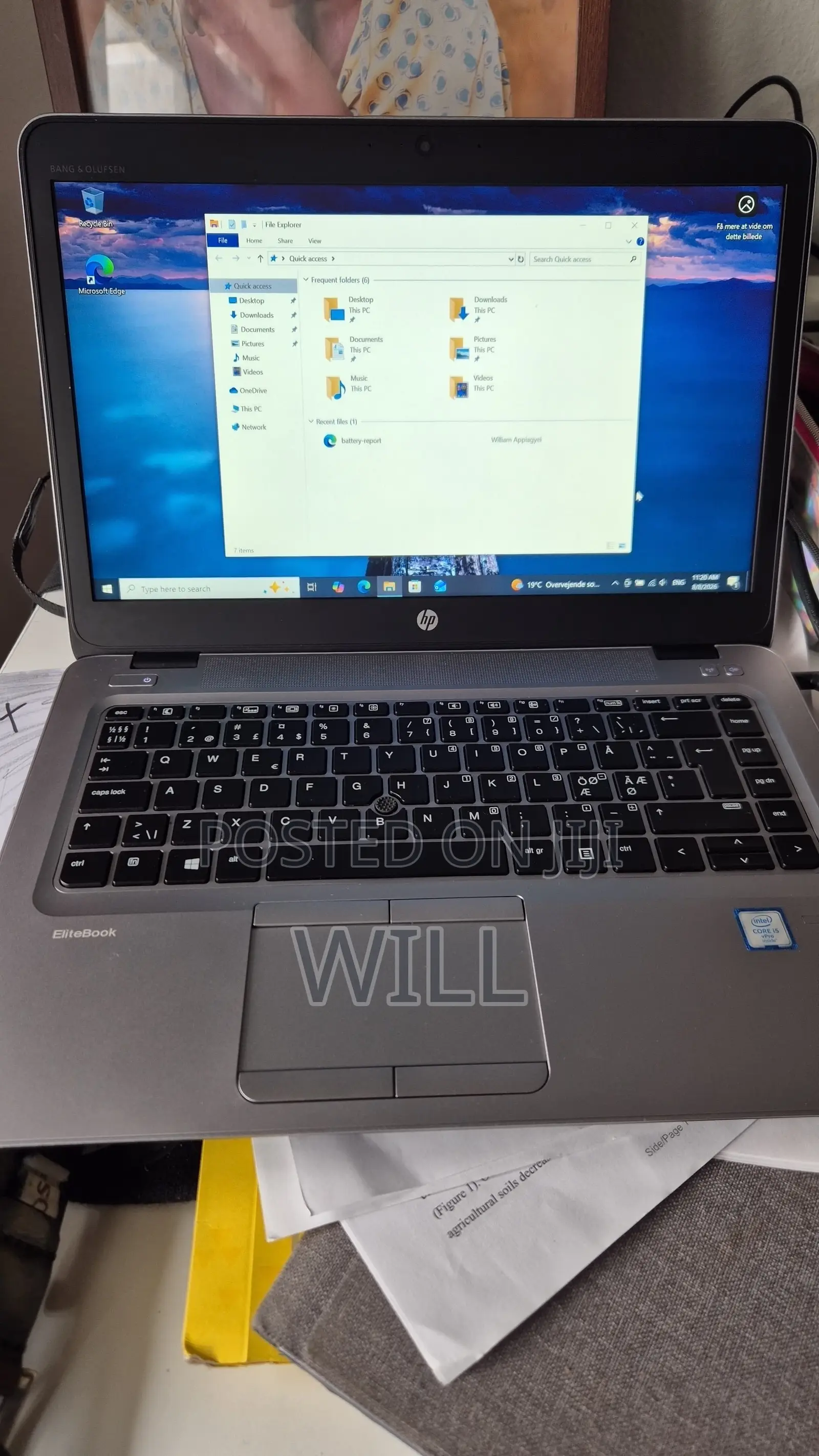 Laptop HP EliteBook 840 G3 8GB Intel Core i5 SSD 256GB