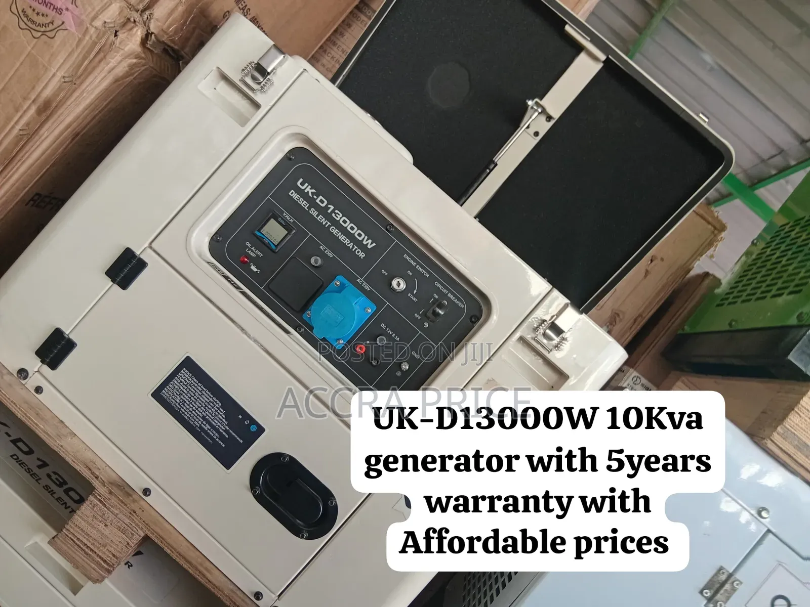 Get More Power for UK-D13000W 10KVA Generator With 5Years Warranty