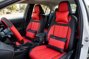 Premium Red & Black Car Seat Cover Set