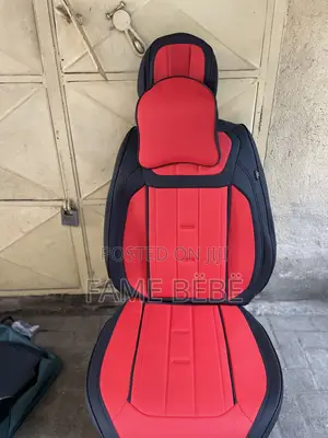 Premium Red & Black Car Seat Cover Set
