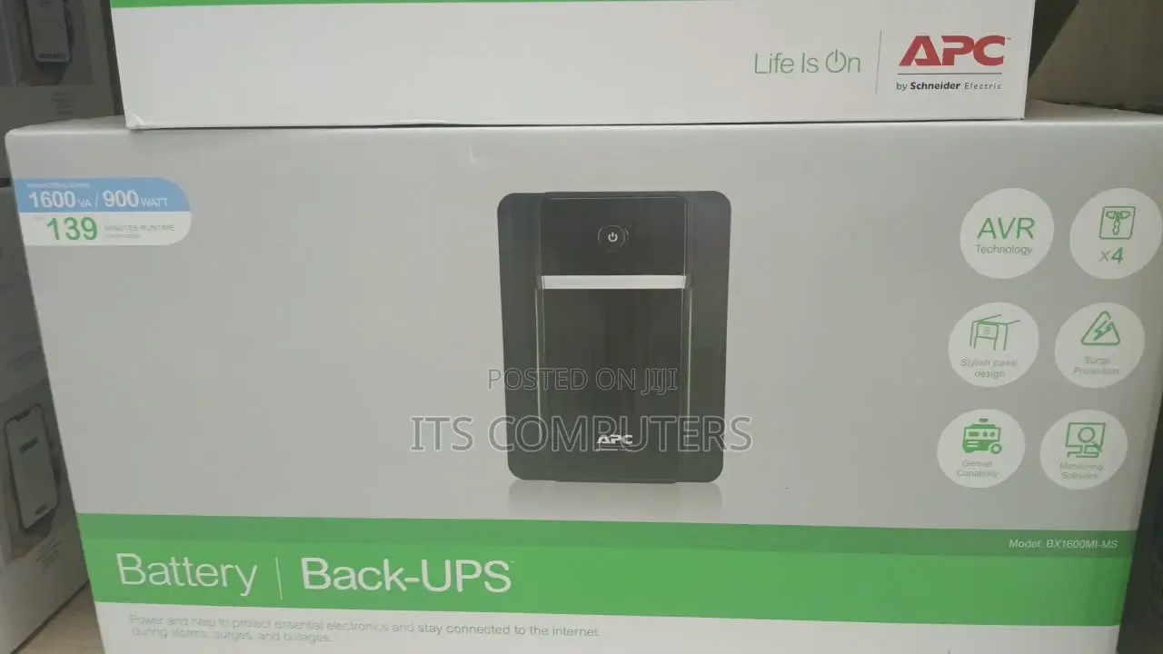 APC Back-Ups Bx1600mi 1600va/900w Avr