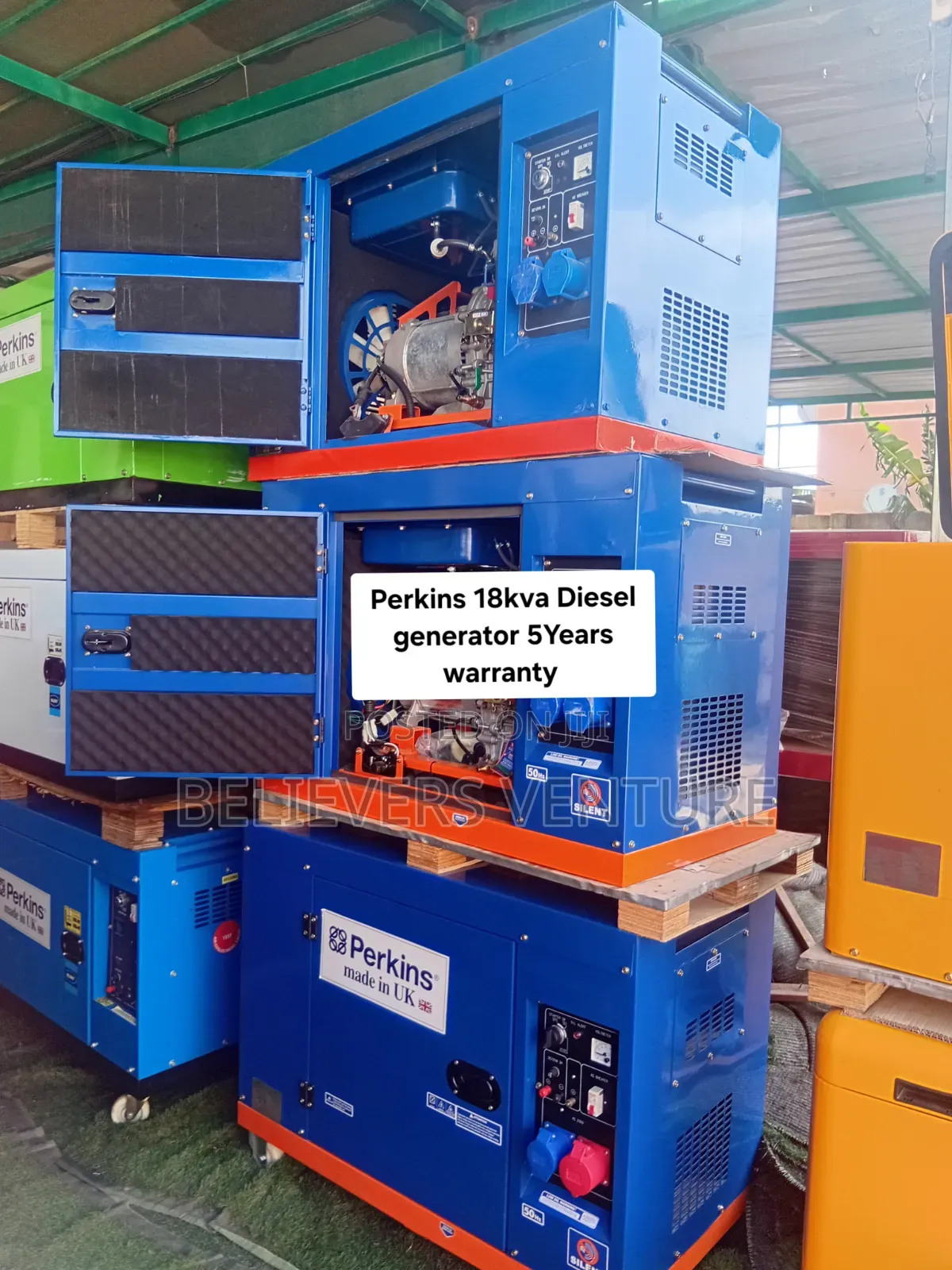 Perkins 18kVA Diesel Generator – Keep Your Business Running Smoothly