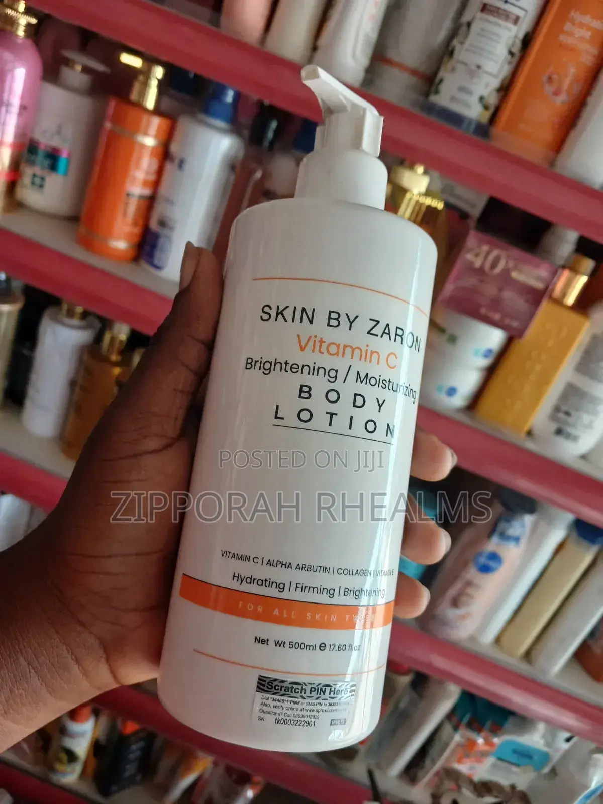 Skin by Zaron Vitamin C Brightening Lotion