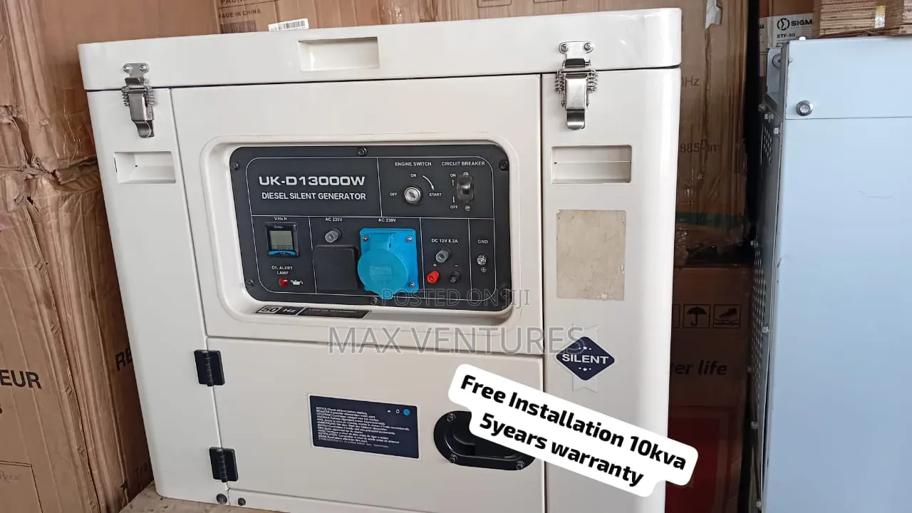 UK 10KVA Generator Strong Diesel Power Unit