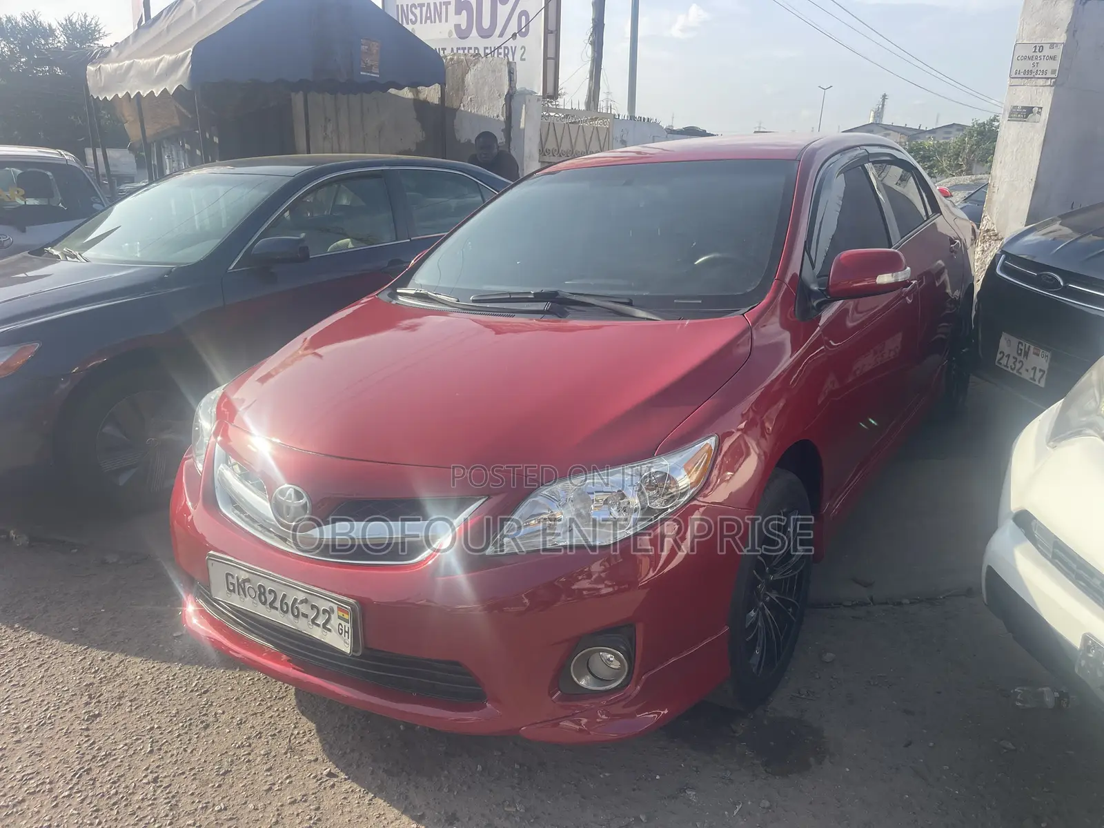 Toyota Corolla LE 4dr Sedan (1.8L 4cyl 4A) 2010 Red
