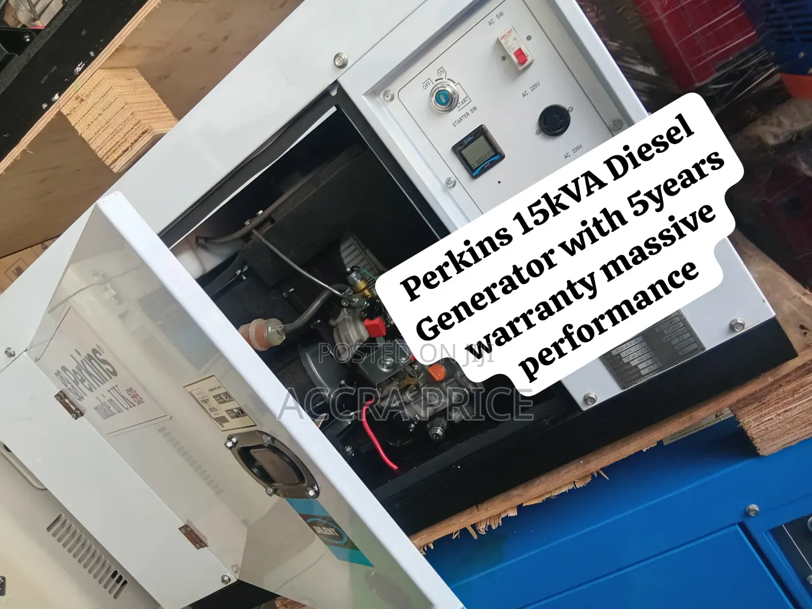 Perkins 15kVA Heavy-Duty Diesel Generator – Reliable Power Supply