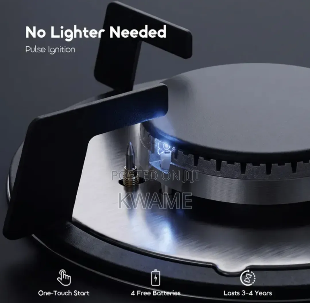 2-Burner Gas Stove With Timer