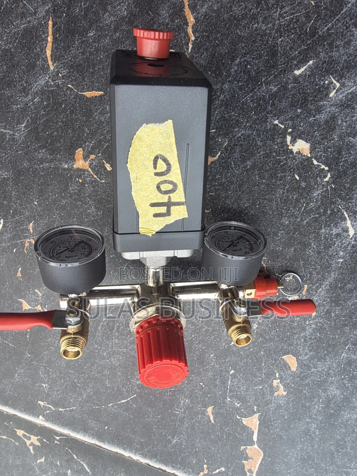 Air Compressor Gauge Plus Switch