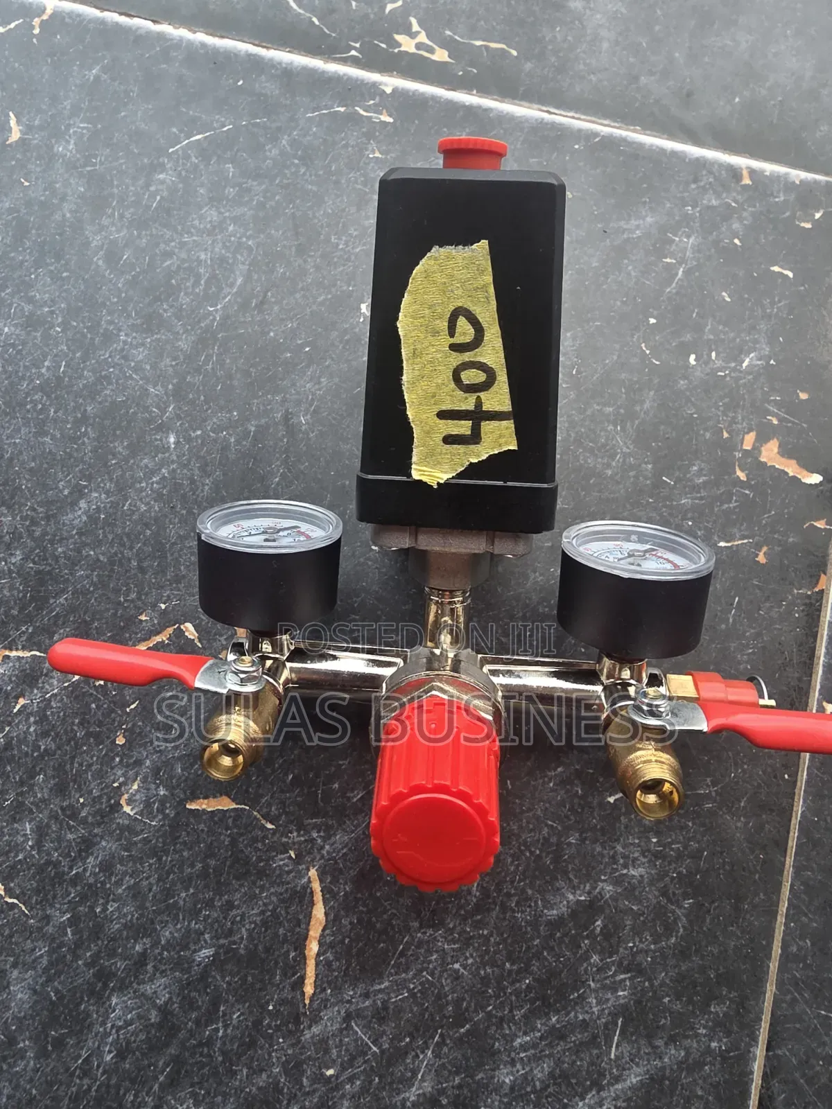 Air Compressor Gauge Plus Switch
