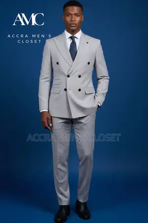 Premium Double-Breasted Suit