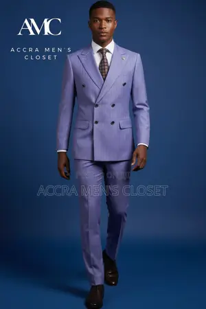 Premium Double-Breasted Suit