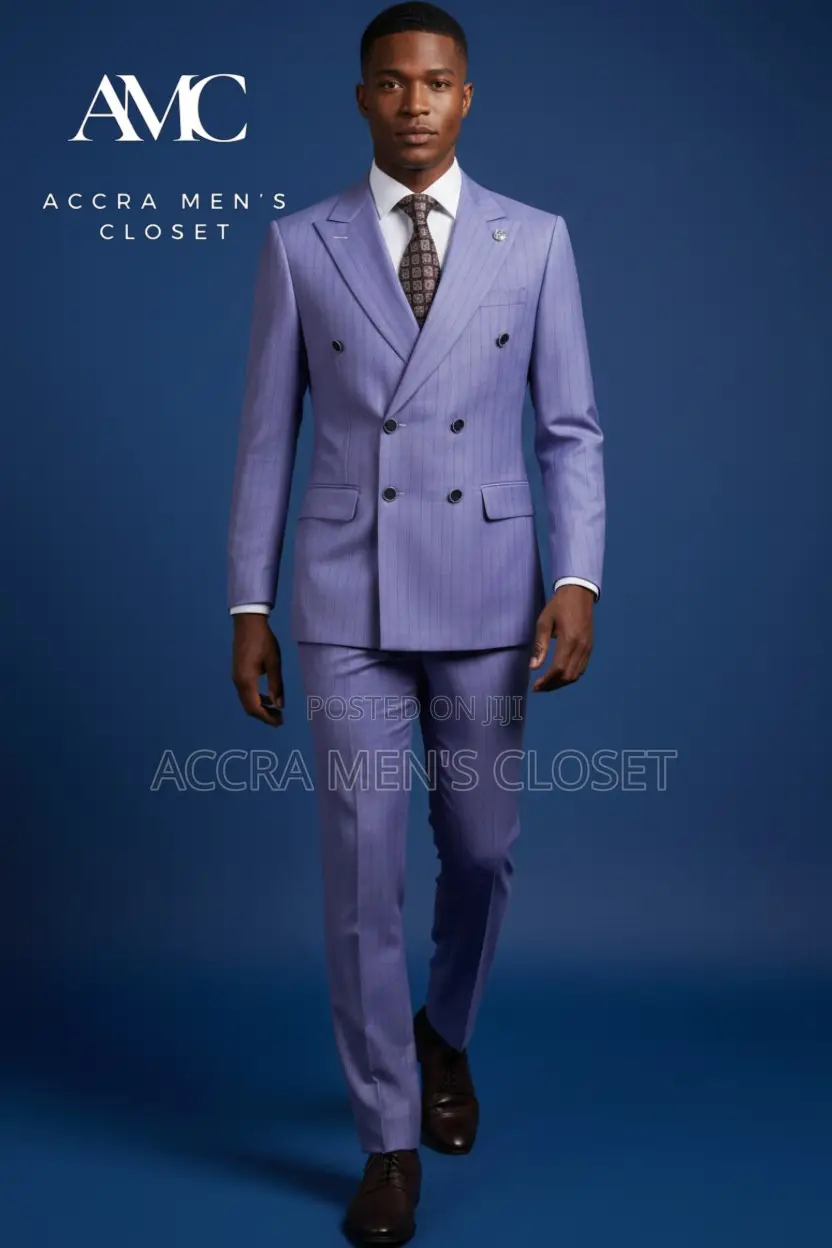 Premium Double-Breasted Suit