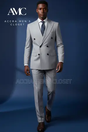 Premium Double-Breasted Suit
