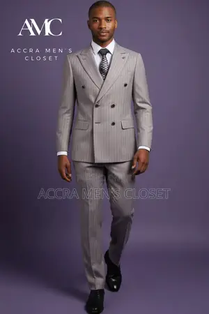 Premium Double-Breasted Suit