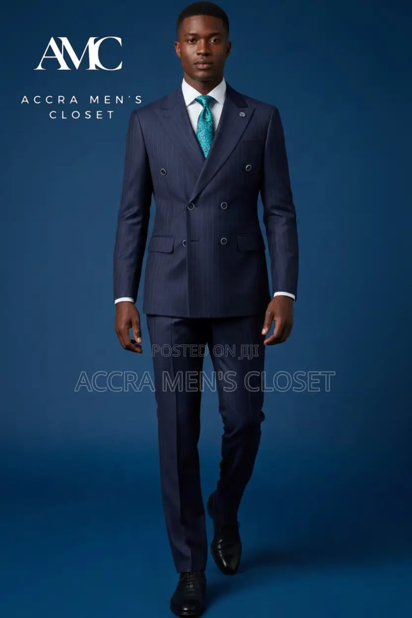 Premium Double-Breasted Suit
