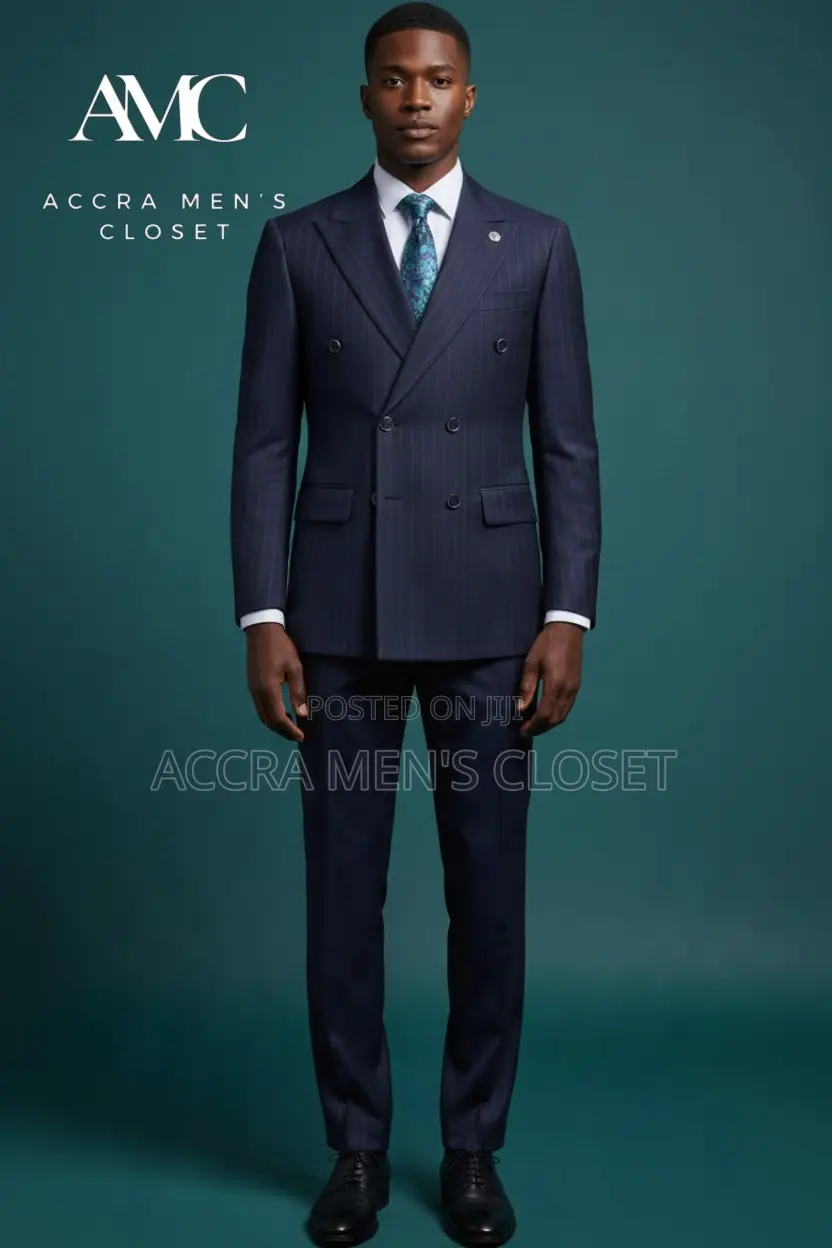 Premium Double-Breasted Suit