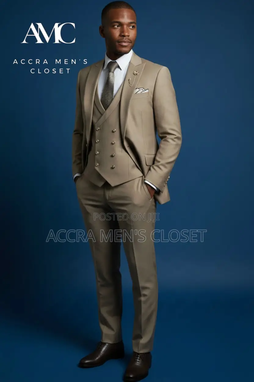 Premium Double-Breasted Suit