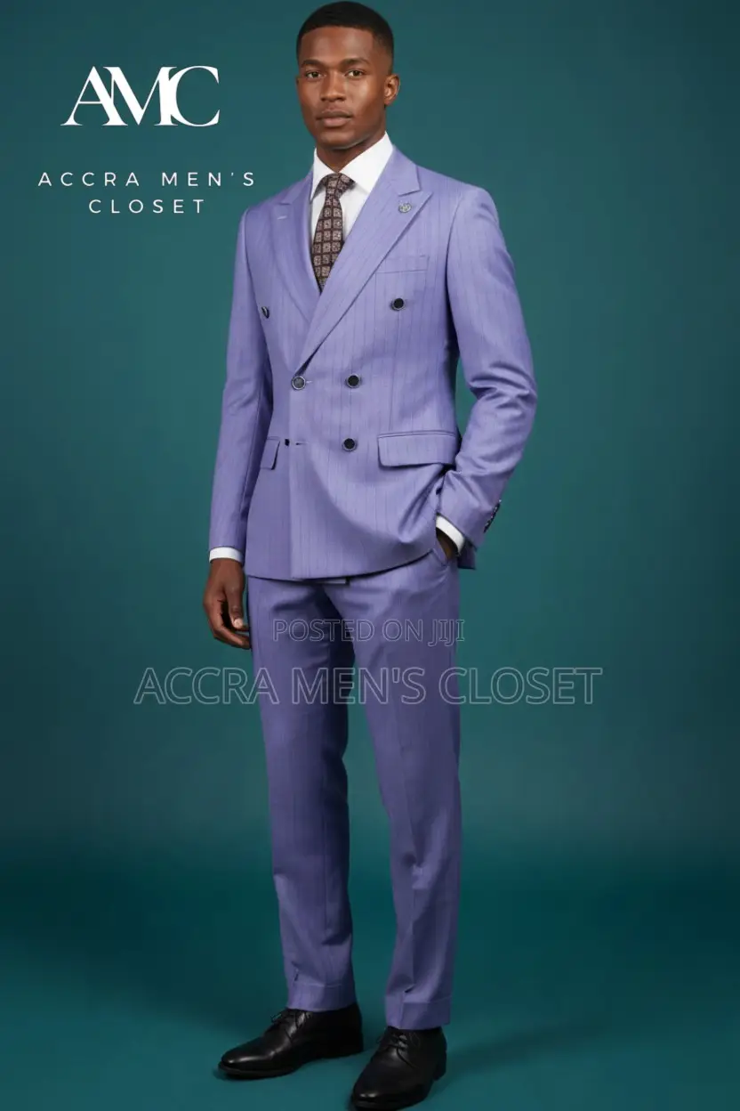 Premium Double-Breasted Suit