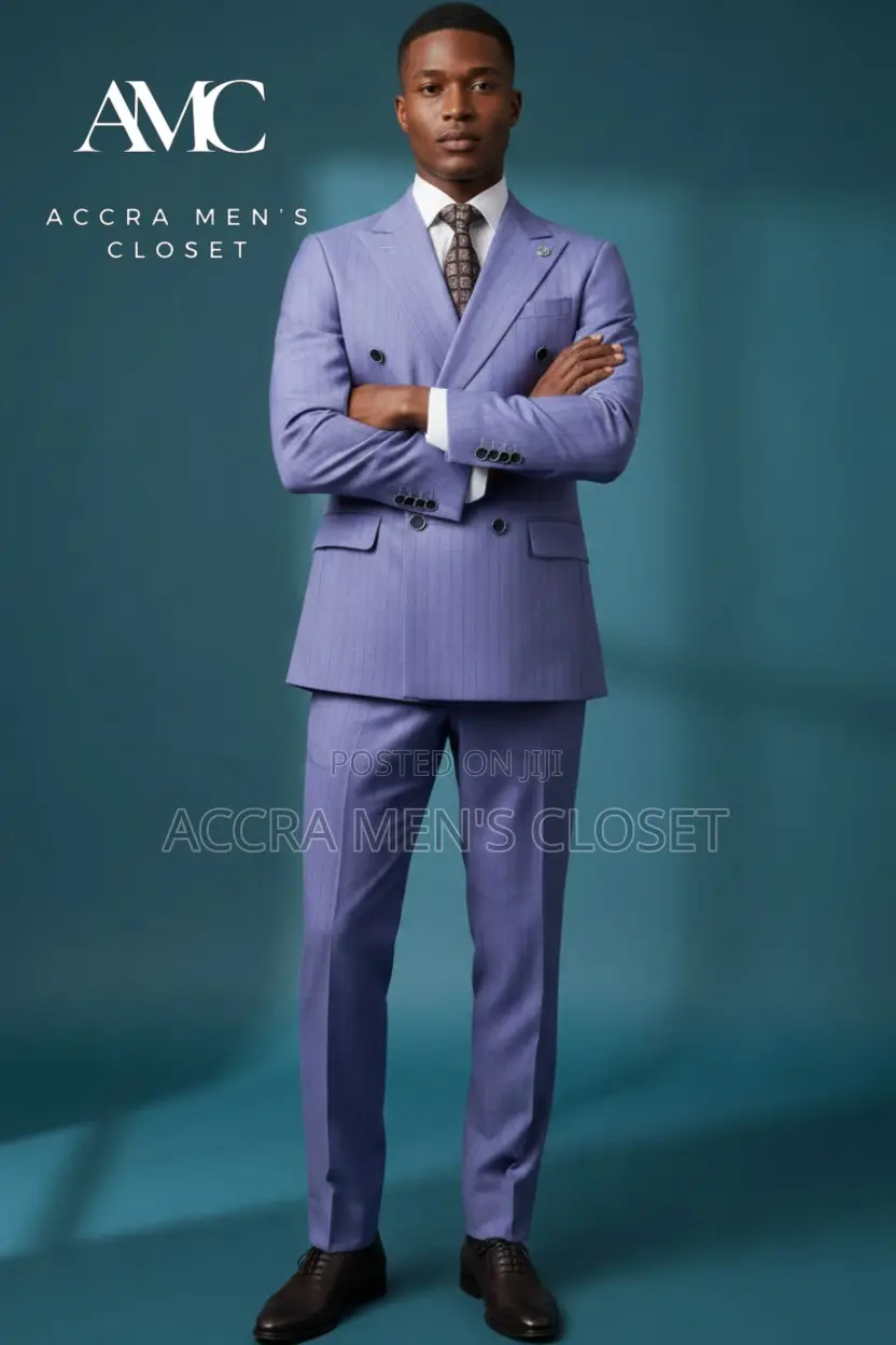Premium Double-Breasted Suit