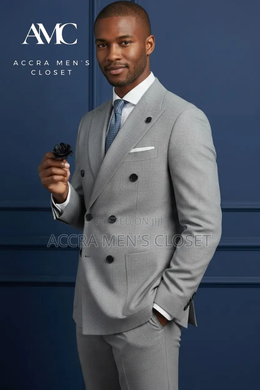 Premium Double-Breasted Suit