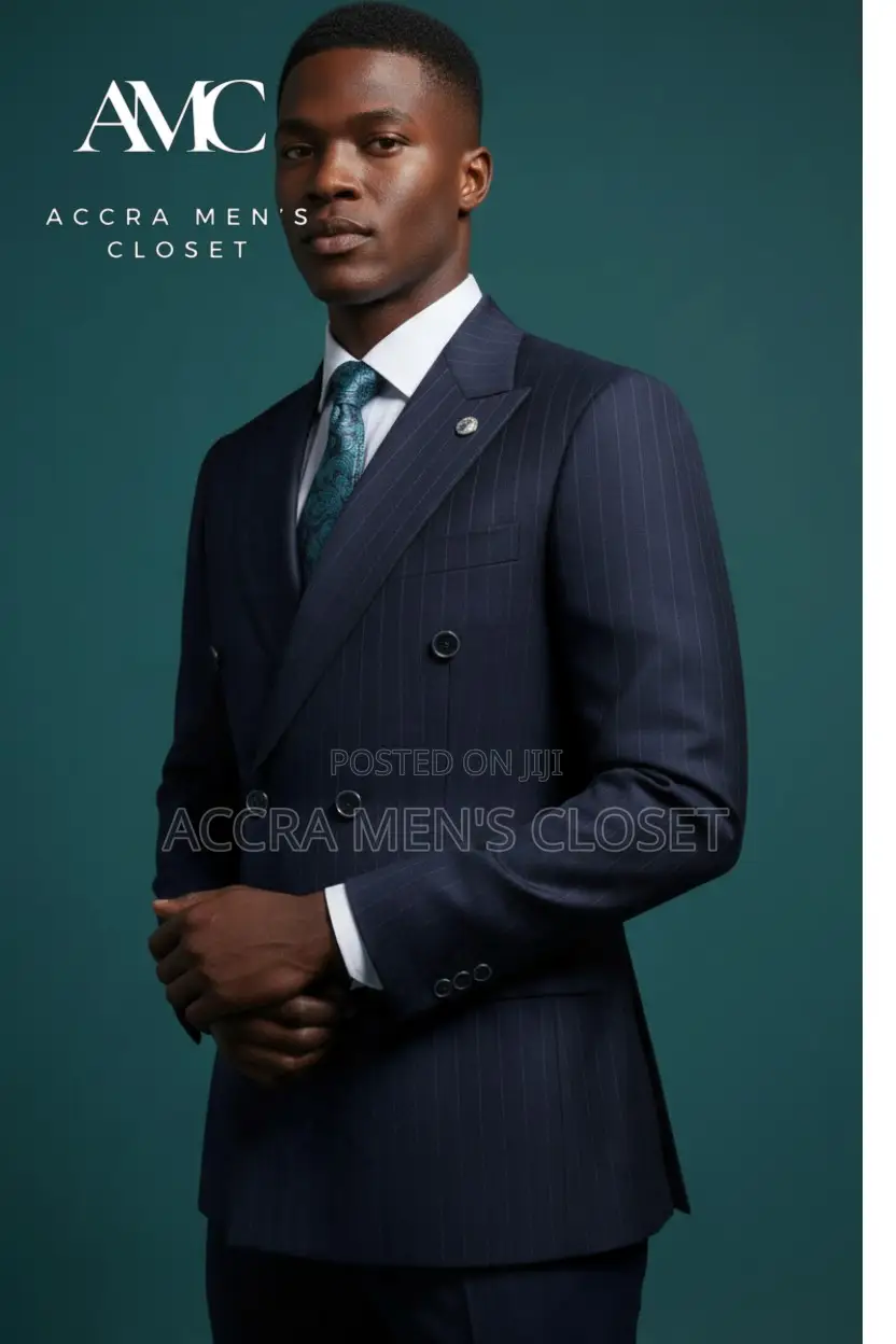 Premium Double-Breasted Suit