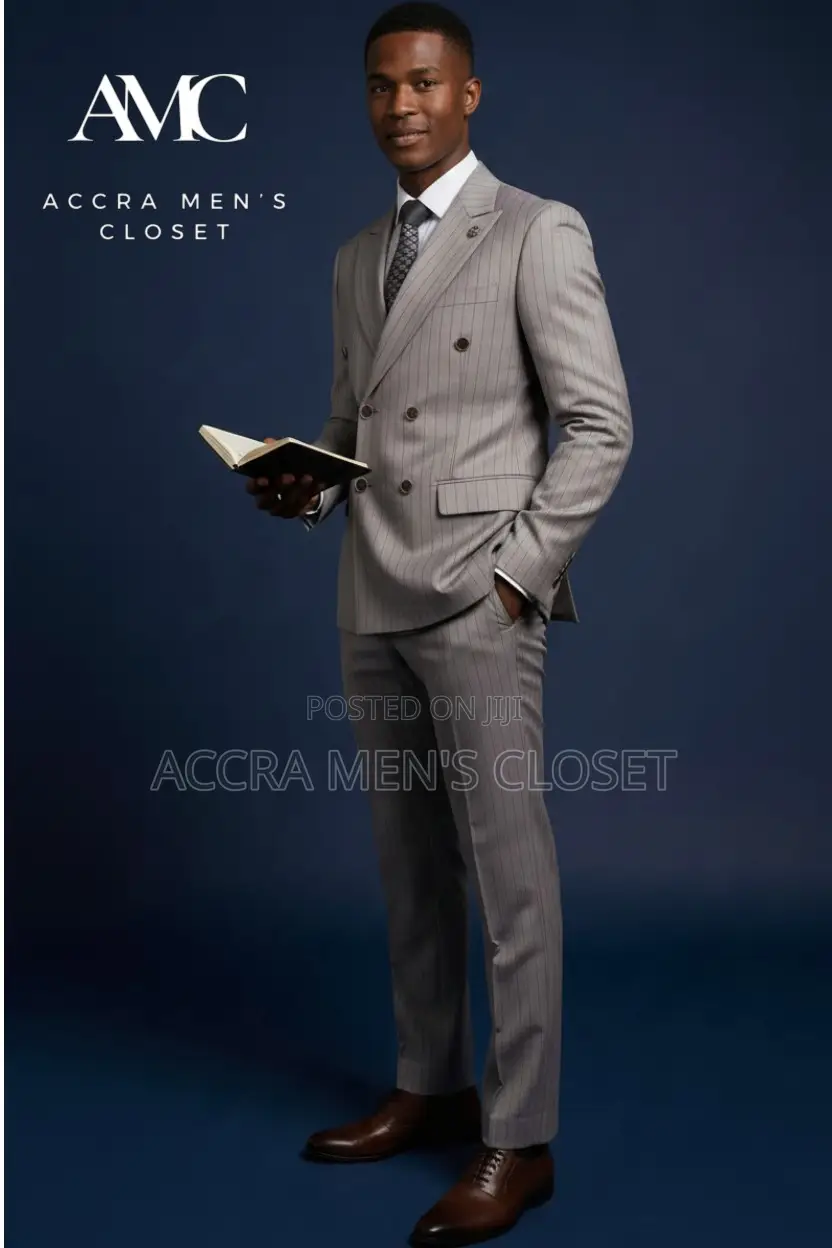Premium Double-Breasted Suit