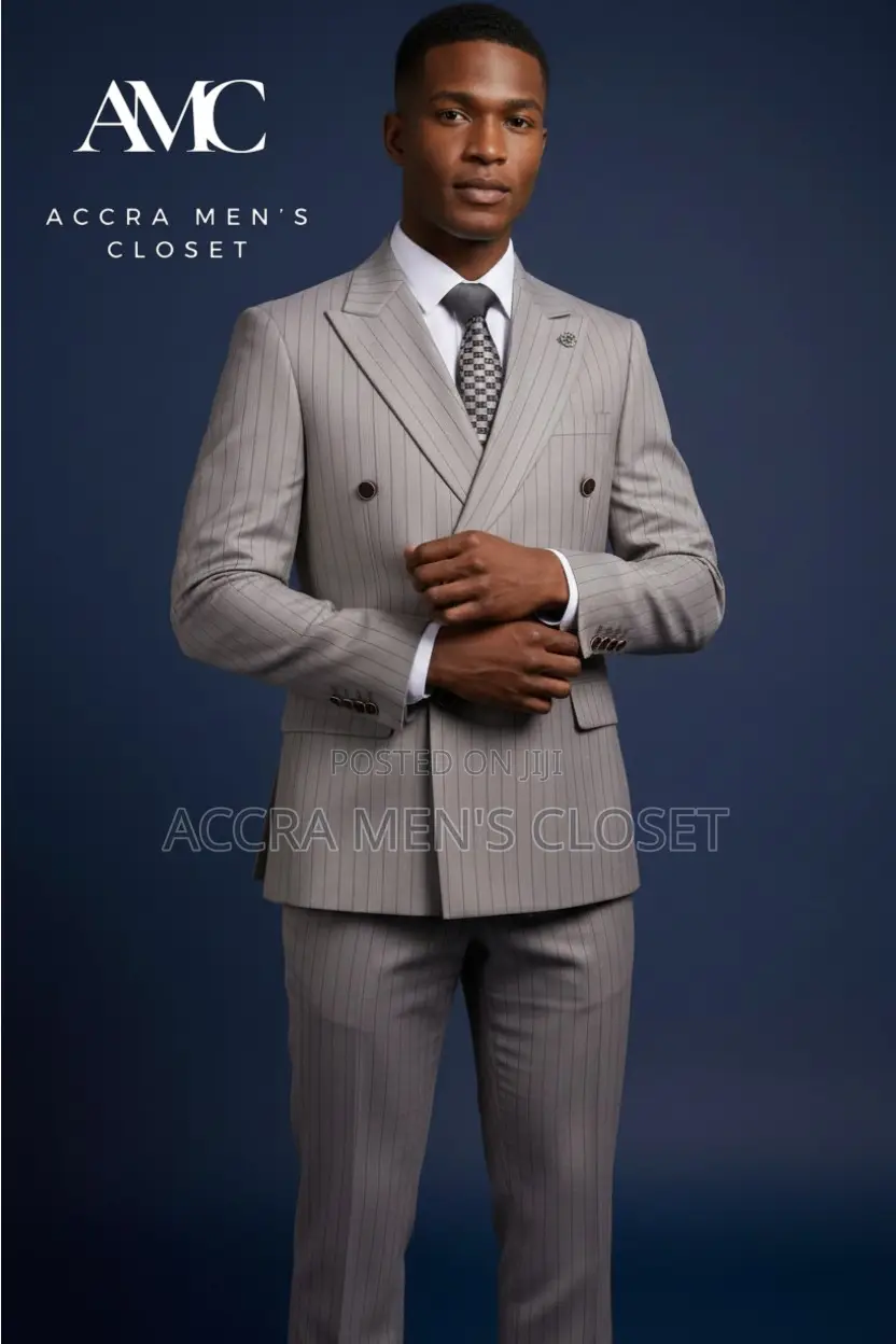 Premium Double-Breasted Suit